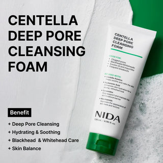 Limpiador facial Centella Deep Pore Cleansing Foam - NIDA
