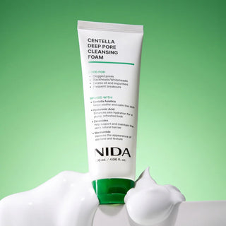Limpiador facial Centella Deep Pore Cleansing Foam - NIDA