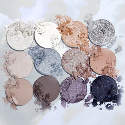 Paleta de Sombras de Ojos Cloud 9 - ColourPop vista frontal con fondo blanco.