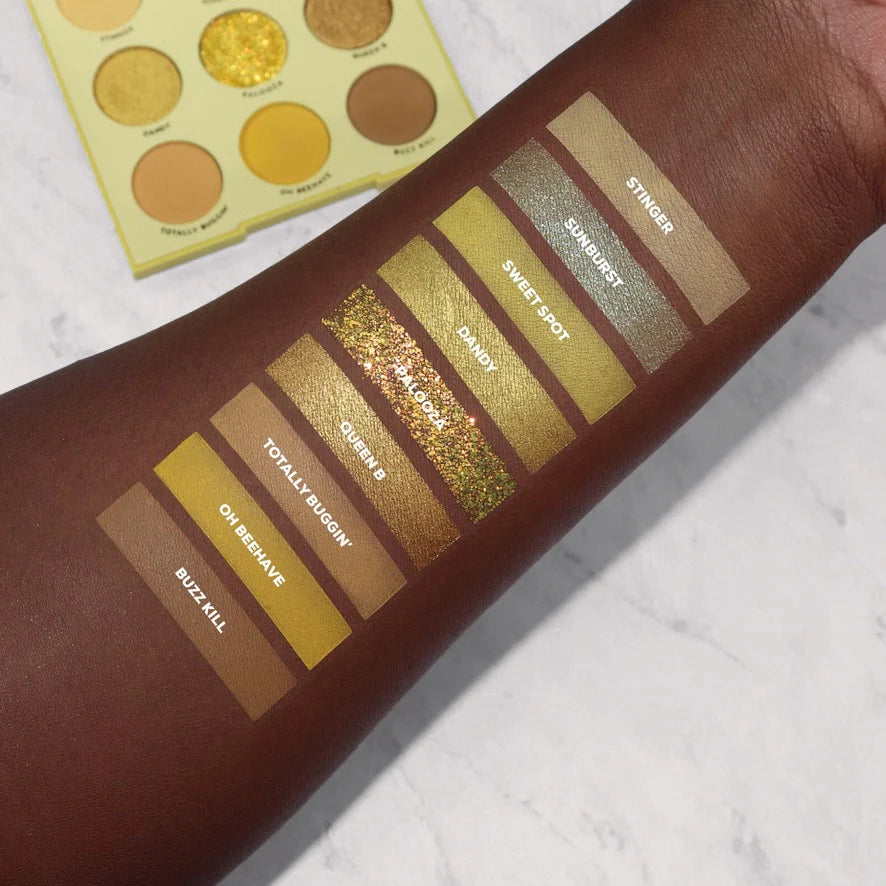 Paleta de Sombras de Ojos uh-huh Honey - ColourPop vista frontal con fondo blanco.