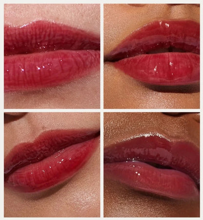 Tinte labial Peptide lip tint THE TINTED LIP LAYER - Rhode Skin vista frontal con fondo blanco.