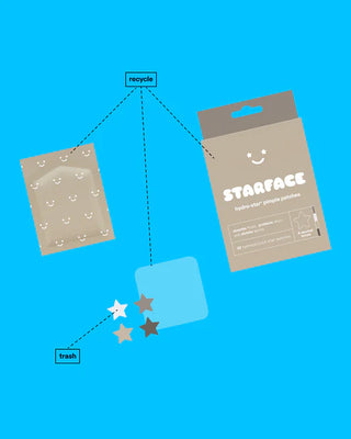 Parches para acné Hydro-Star Earth Pimple Patches - Starface ⚡
