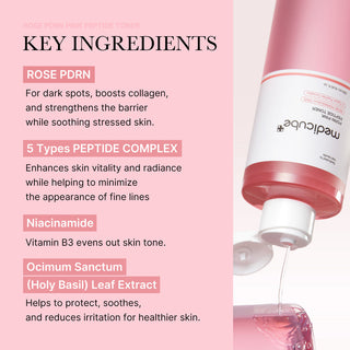 Tónico Facial PDRN Pink Peptide Toner - Medicube
