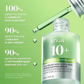 Serum Facial de Ácido Azelaico 10% Hialurónico - Anua