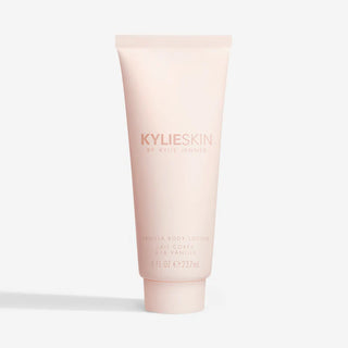 Vanilla body lotion™ Crema corporal - Kylie Cosmetics vista frontal con fondo blanco.