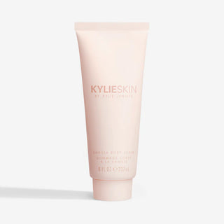 Vanilla body scrub™ Exfoliante corporal - Kylie Cosmetics vista frontal con fondo blanco.
