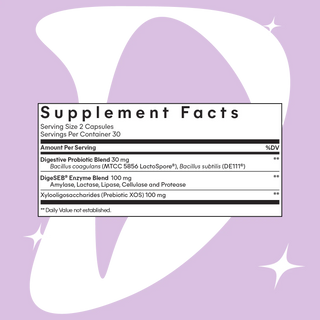 Debloat Cápsulas digestivas probióticas y multienzimáticas - Lemme ⚡