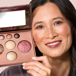 Paleta Baked Face Palette - Laura Geller vista frontal con fondo blanco.