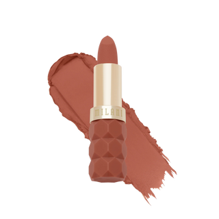 Labial Color Fetish Matte Lipstick - Milani vista frontal con fondo blanco.