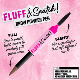 Lápiz de cejas en polvo Fluff & Snatch! - NYX