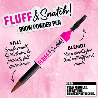 Lápiz de cejas en polvo Fluff & Snatch! - NYX