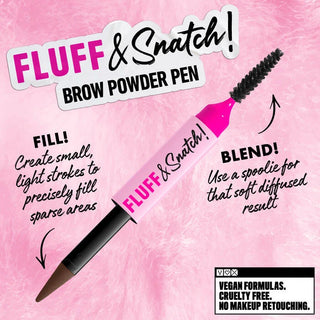 Lápiz de cejas en polvo Fluff & Snatch! - NYX