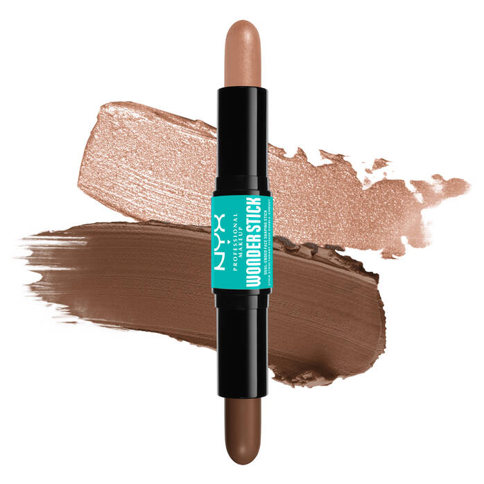 WONDER™ STICK contour & Highlighter en barra - NYX vista frontal con fondo blanco.