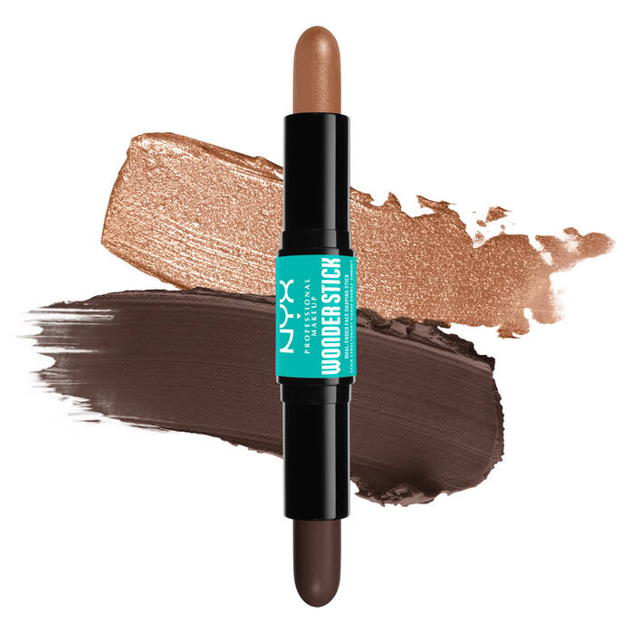 WONDER™ STICK contour & Highlighter en barra - NYX vista frontal con fondo blanco.