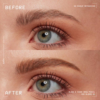 Lápiz de cejas Blade & Shade Nano Brow Pencil - NYX