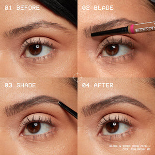 Lápiz de cejas Blade & Shade Nano Brow Pencil - NYX