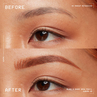 Lápiz de cejas Blade & Shade Nano Brow Pencil - NYX