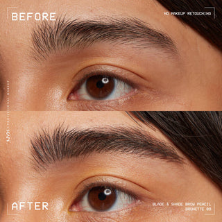Lápiz de cejas Blade & Shade Nano Brow Pencil - NYX