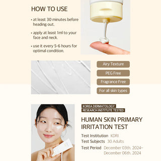 Protector solar facial Bean Sunscreen SPF50 - Mixsoon