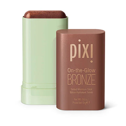 Bronzer en barra On-the-Glow - Pixi vista frontal con fondo blanco.