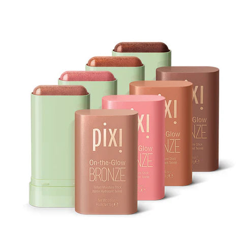 Bronzer en barra On-the-Glow - Pixi vista frontal con fondo blanco.