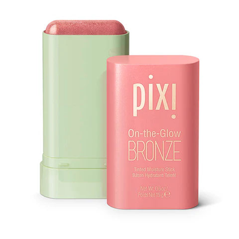 Bronzer en barra On-the-Glow - Pixi vista frontal con fondo blanco.