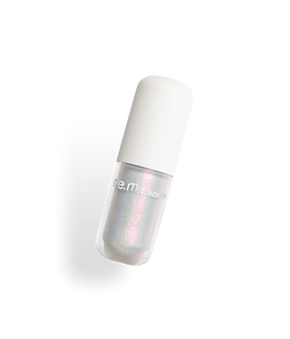 Sombra de Ojos Lustrous liquid eyeshadow - R.E.M. Beauty vista frontal con fondo blanco.