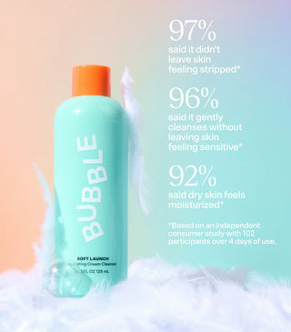 Limpiador facial Soft Launch Hydrating Cream Cleanser - Bubble