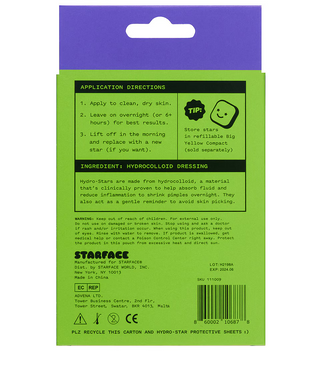 Parches para acné Hydro-Star Party Pack Pimple Patches - Starface ⚡