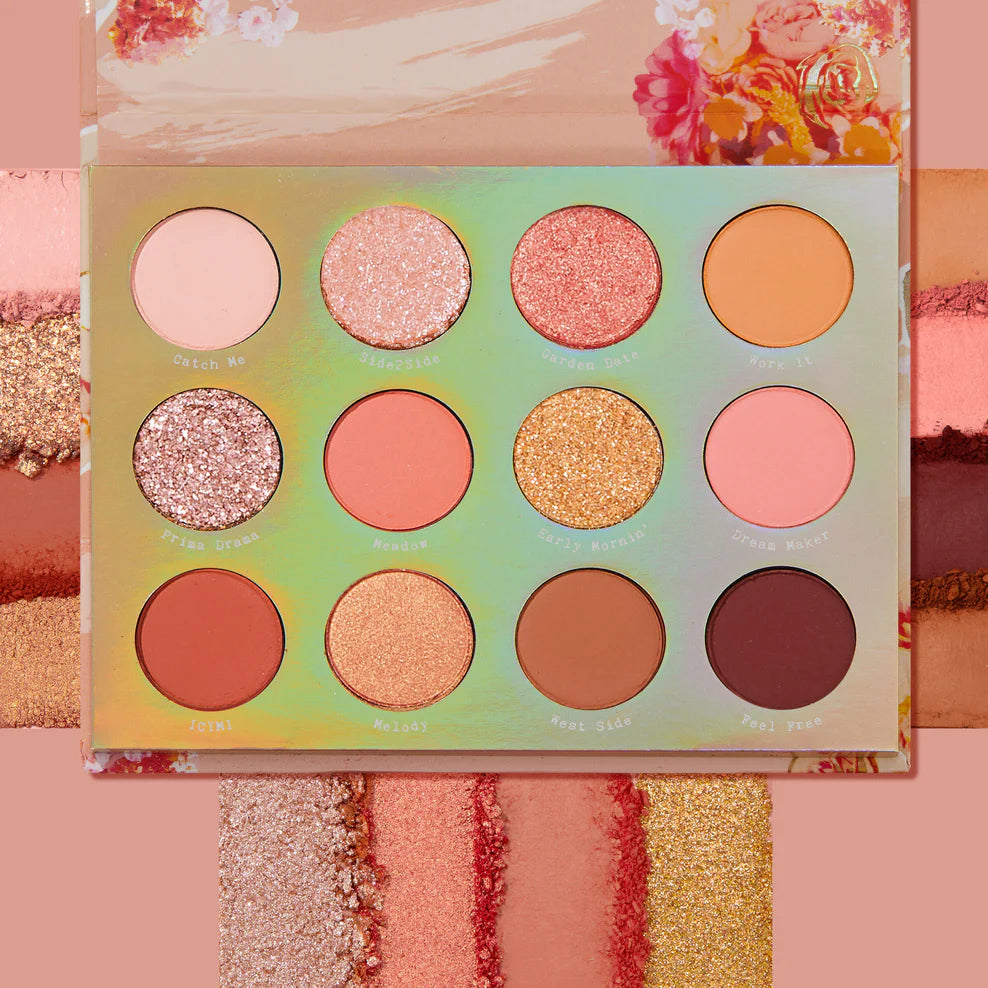 Paleta de Sombras de Ojos Sweet talk™ - ColourPop vista frontal con fondo blanco.