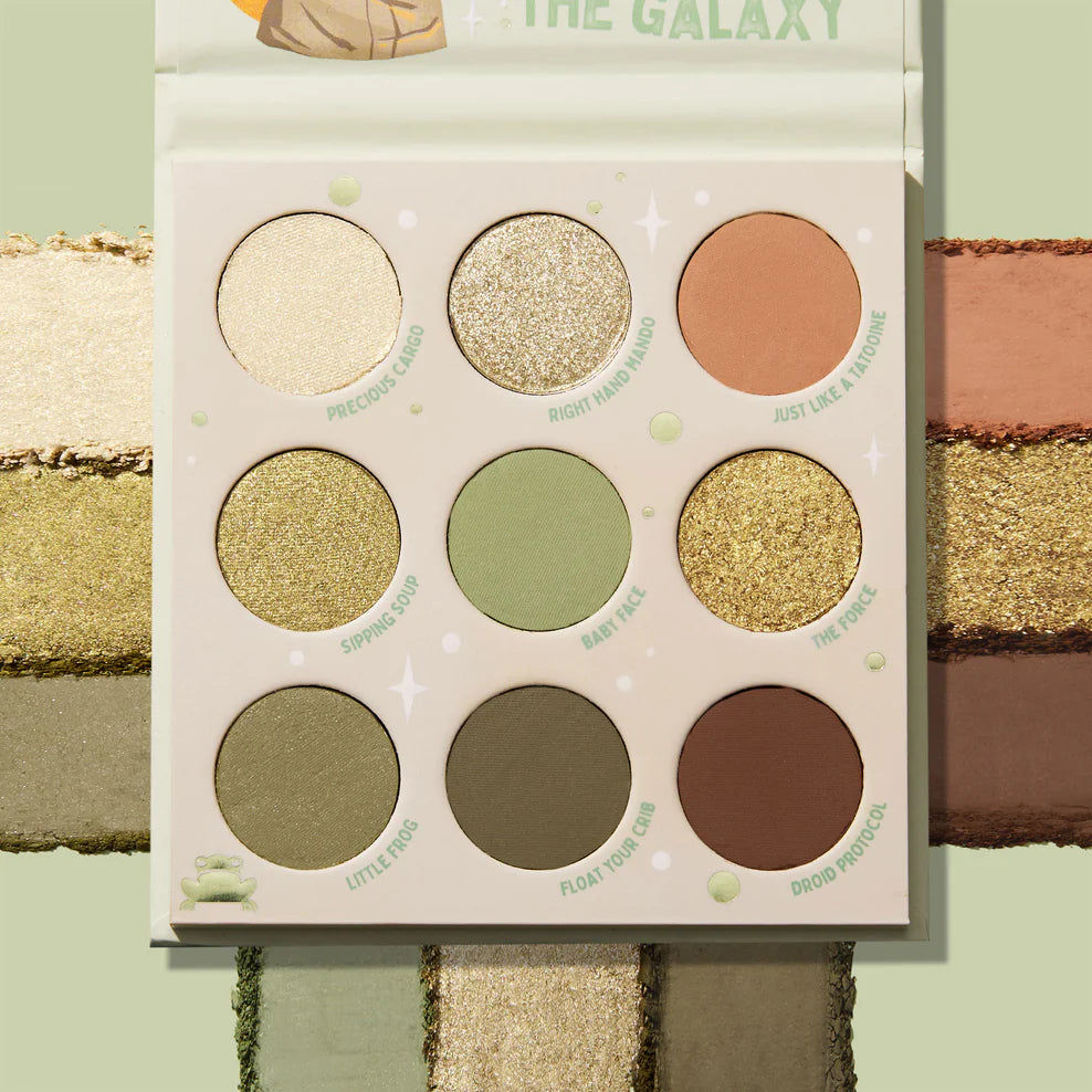 Paleta de Sombras de Ojos Ed. Limitada The child™ - ColourPop vista frontal con fondo blanco.