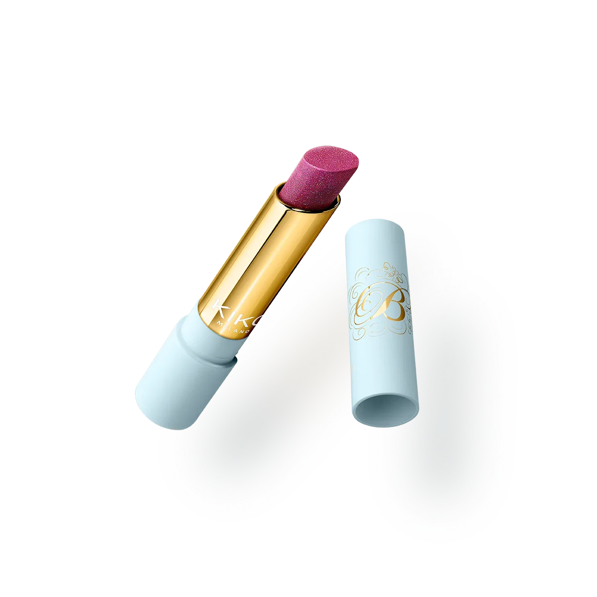 Bálsamo Labial Ed. Limitada Bridgerton Opulent Aura™ - KIKO vista frontal con fondo blanco.