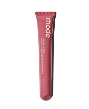 Tinte labial Peptide lip tint THE TINTED LIP LAYER - Rhode Skin vista frontal con fondo blanco.