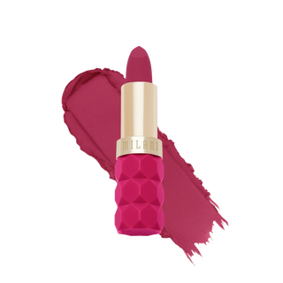 Labial Color Fetish Matte Lipstick - Milani vista frontal con fondo blanco.