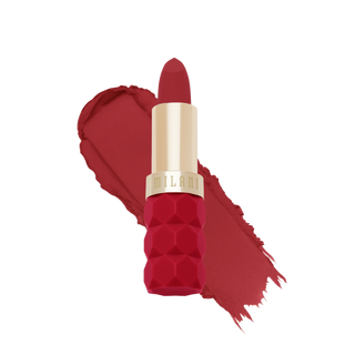 Labial Color Fetish Matte Lipstick - Milani vista frontal con fondo blanco.