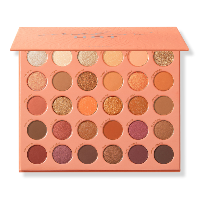 Paleta de Sombras de Ojos Smokin' hot - ColourPop vista frontal con fondo blanco.