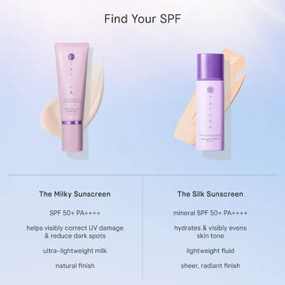 Protector Solar de Amplio Espectro The Milky Sunscreen SPF 50+ Con Ectoína encapsulada + Vitamina E - Tatcha