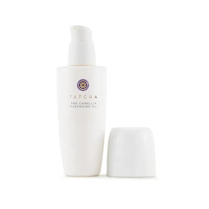 Limpiador facial & removedor de maquillaje The Camellia Oil 2 in 1™ - Tatcha vista frontal con fondo blanco.