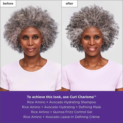 Curl Charisma™ Rice Amino + Quinoa Frizz Control Gel para cabellos rizados - Briogeo