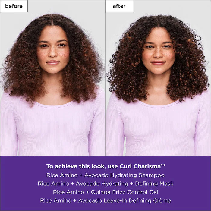 Curl Charisma™ Rice Amino + Quinoa Frizz Control Gel para cabellos rizados - Briogeo