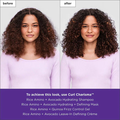 Curl Charisma™ Rice Amino + Quinoa Frizz Control Gel para cabellos rizados - Briogeo