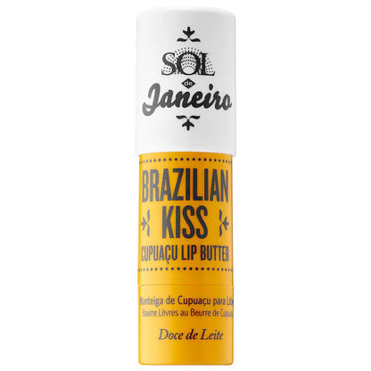 Brazilian Kiss Cupuaçu Manteca Labial- Sol de Janeiro vista frontal con fondo blanco.