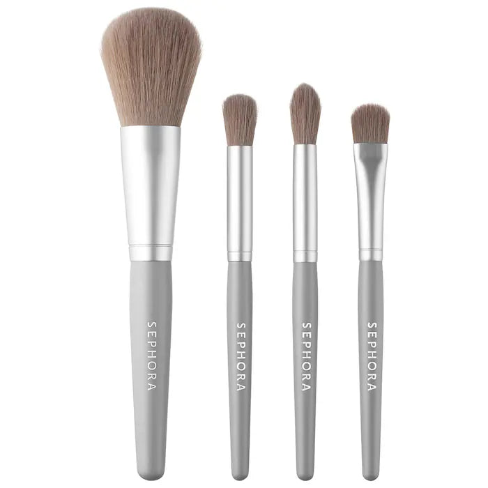 Set de Brochas Essential Mini Makeup Brush - Sephora vista frontal con fondo blanco.