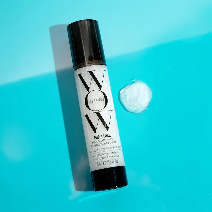 Serum para cabello abrillantador y controlador de frizz Pop & Lock™  - COLOR WOW vista frontal con fondo blanco.