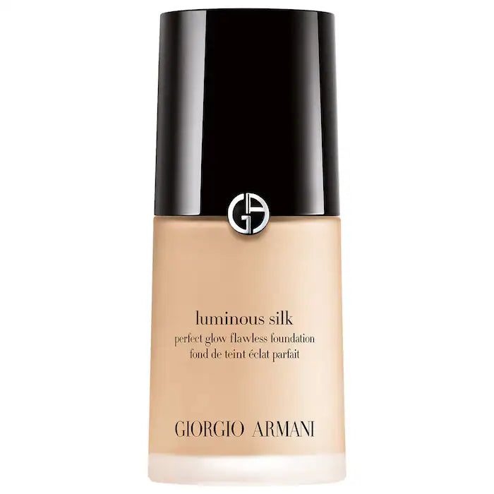 Base de Maquillaje Luminous Silk Perfect Glow Flawless Oil-Free - Armani Beauty vista frontal con fondo blanco.