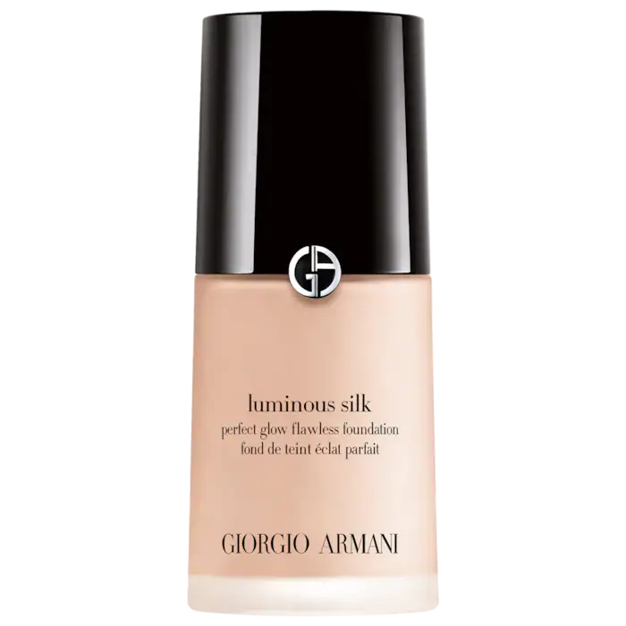 Base de Maquillaje Luminous Silk Perfect Glow Flawless Oil-Free - Armani Beauty vista frontal con fondo blanco.