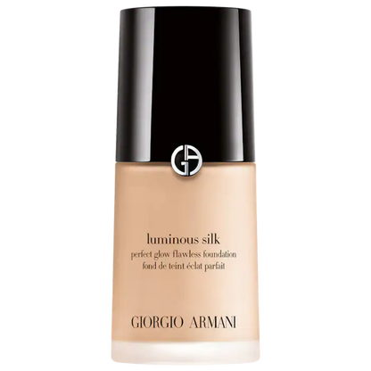 Base de Maquillaje Luminous Silk Perfect Glow Flawless Oil-Free - Armani Beauty vista frontal con fondo blanco.