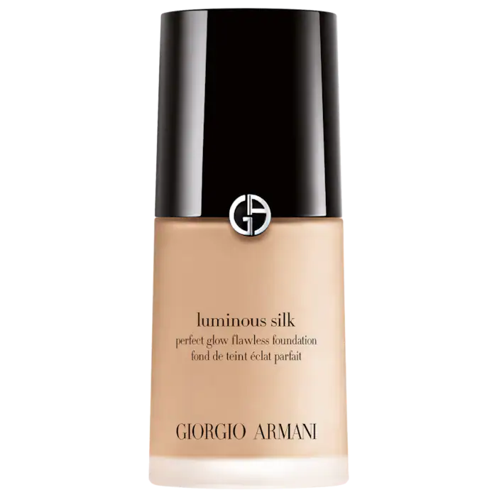 Base de Maquillaje Luminous Silk Perfect Glow Flawless Oil-Free - Armani Beauty vista frontal con fondo blanco.