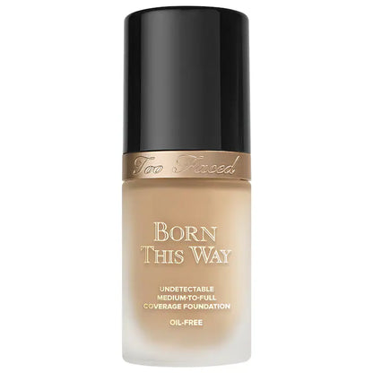 Base de Maquillaje Born This Way Natural Finish - Too Faced vista frontal con fondo blanco.