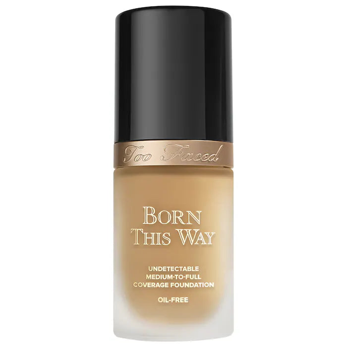 Base de Maquillaje Born This Way Natural Finish - Too Faced vista frontal con fondo blanco.